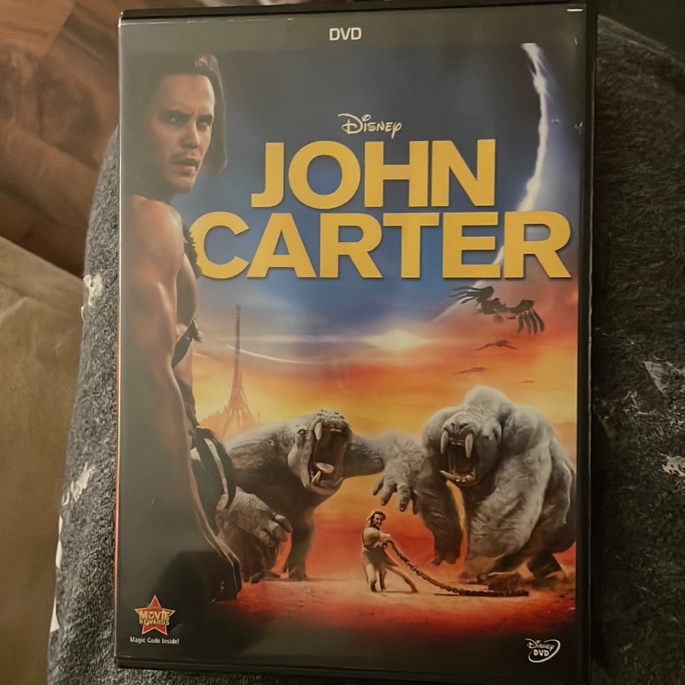Disney John carter dvd in good condition